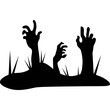 © kurawa - Zombie Hand Silhouette