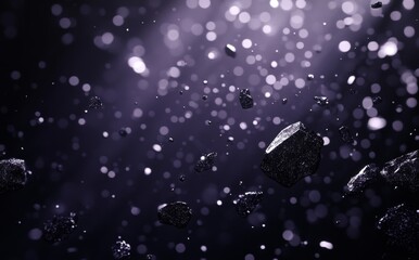 Wall Mural - the deep space starfield in 3d - high quality digital art in 5k. visualization in a realistic manner