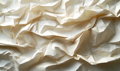 Aufkleber - Background of Crumpled Paper with Wrinkles Creating Depth and Texture