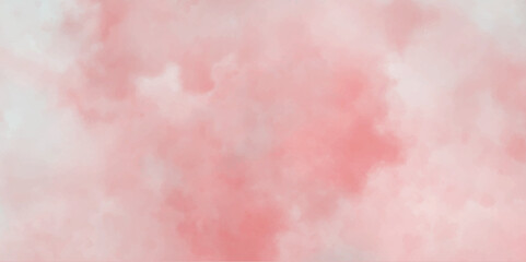 Wall Mural - Natural shiny and soft light watercolor blurry cloudy pink fluffy view sky wallpaper texture. Colorful beautiful sky pink color light grunge, wall background.	
