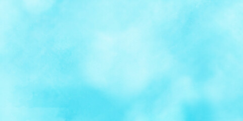 Wall Mural - Natural shiny and soft light watercolor blurry cloudy blue sky wallpaper texture. Colorful beautiful sky blue color light grunge, wall background.