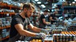 © Sister - Man Working in a Warehouse, Packing Food