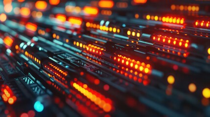 Abstract Futuristic Technology Background