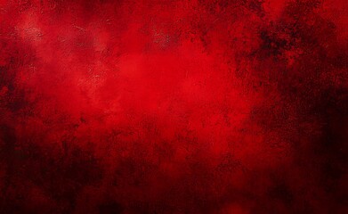 Wall Mural - Abstract red textured background with dark edges.