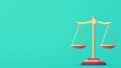 © Naree - Scales of justice with equal weights, representing fairness,