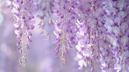 Wall Mural -  Wisteria clear details diffused brightness 