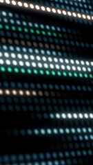 Wall Mural - abstract background with animation moving of dots. magic flickering dots. animation of seamless loop
