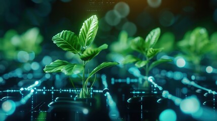 Futuristic Holographic AI Enhancing Smart Agriculture Practices in Modern Farming