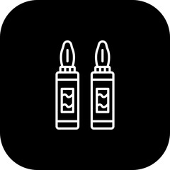 Sticker - Ampoule Icon Design