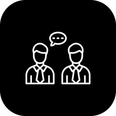 Canvas Print - Conversation Icon Design