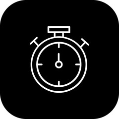 Canvas Print - Stopwatch Icon Design