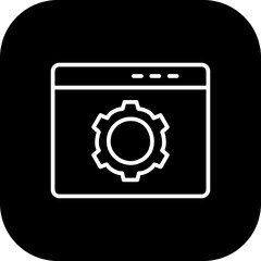 Sticker - Setting Icon Design