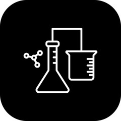 Canvas Print - Chemistry Icon Design