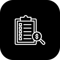 Canvas Print - Audit Icon Design