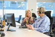 © Caia Image - Businesswomen talking in office