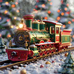 Sticker - Christmas train