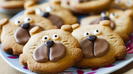 Poster - Homemade Bear-Shaped Cookies