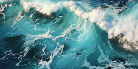 Wall Mural - Ocean Wave Abstract