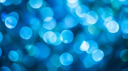 blue bokeh abstract background