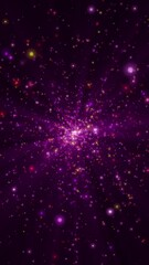 Wall Mural - vertical video - abstract background with glittering shiny colorful particles and shimmering light r
