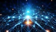 © Ant - Neural network visualized as an interconnected web of light, symbolizing the complexity of AI systems futuristic abstract