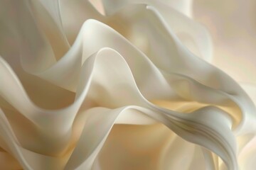 Wall Mural - Soft, gentle curves that soothe the eye, AI generated