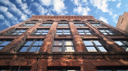 Canvas Print - Adaptive reuse strategies for repurposing old real estate buildings.