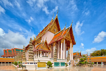 Wat Suthat Thep Wararam Ratchaworamahawihan, buddhist temple in Bangkok, Thailand