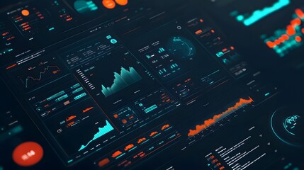 Wall Mural - 14. a sleek digital interface showing bitcoin wallet balances and transaction history