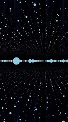 Wall Mural - abstract background made of array of points. can be used as digital dynamic wallpaper, technology ba