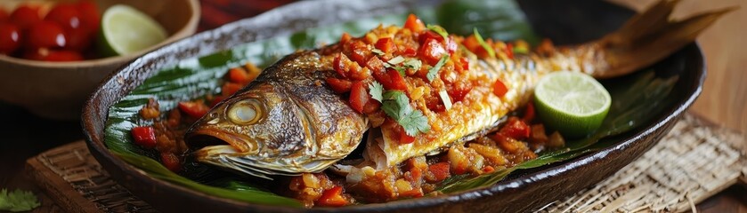 Grilled Fish with Chili and Lime