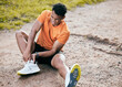 © Haas/peopleimages.com - Fitness, man and ankle pain from injury outdoor with workout accident, muscle tension and sprain on ground. Runner, athlete and medical emergency with training fracture, pressure and exercise strain
