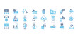 © rohmad - Cinema icons set. Set of editable stroke icons.Set of Cinema