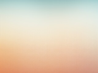 Wall Mural - Peach grainy gradient background beige blue smooth pastel colors backdrop noise texture effect copy space empty blank copyspace for design text 