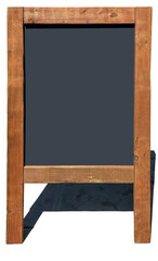 Wall Mural - Isolated sandwich board chalkboard sign