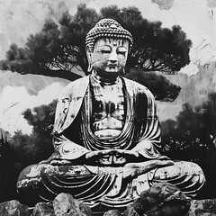 Wall Mural - Buddha, Buddhist. Meditation