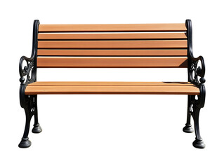 Wall Mural - Bench isolated on transparent or white background