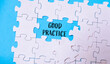 © Алла Морозова - A puzzle with the word good practice written in the middle