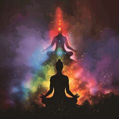 Wall Mural - Meditation, purification of the soul