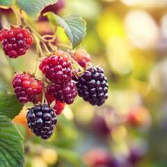 Canvas Print - berry_bushes