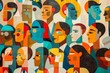 © Iftikhar alam - Diverse Group of People in Varied Colors, Illustrate the complexities of healthcare delivery in a multi-lingual and multi-cultural environment