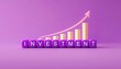 © Wimon - Colorful investment graph showing upward trend, symbolizing financial growth and progress in a vibrant and modern design.