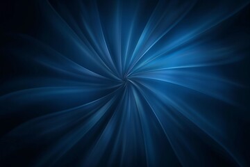 Wall Mural - Dark blue background with light rays in the center, creating an abstract design