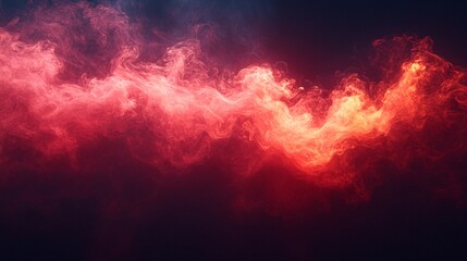 Wall Mural - red and pink smoke on a dark background, dark blue, black, grey, purple, orange, violet, turquoise, 