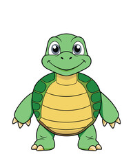 Sticker - Tortoise cartoon character illustration