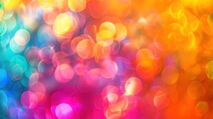 abstract colorful bokeh background