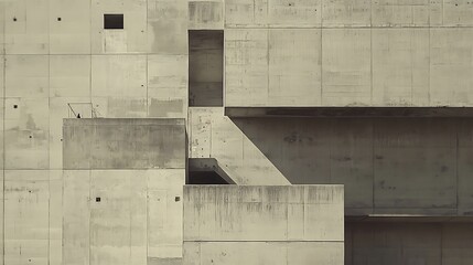 Wall Mural - Minimalist Concrete Architecture