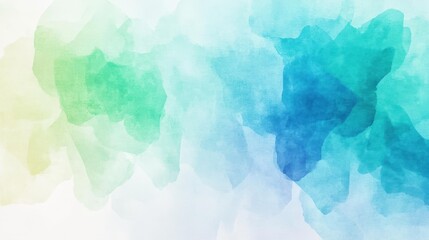 Sticker - A vivid bluegreen abstract watercolor background, perfect for adding a splash of color to any project or design.