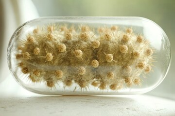 Poster - Laboratory dish containing a culture sample amidst a sterile scientific environment