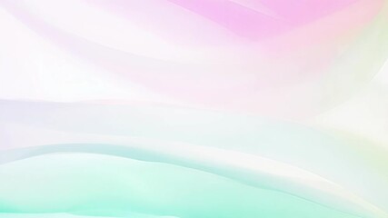 Canvas Print - Witness the calming beauty of abstract pastel colors blending harmoniously in a tranquil environment.